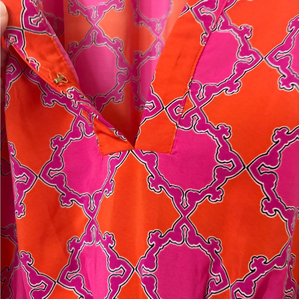 Pink and Orange maxi Dress by Banana Republic - Picture 4 of 9